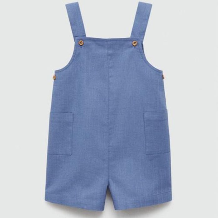 MANGO - 100_ COTTON - DUNGAREE - FRONT MANGO - 100_ COTTON - DUNGAREE - FRONT