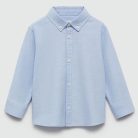 Mango Cotton Long Sleeve Shirt For Boys - Front