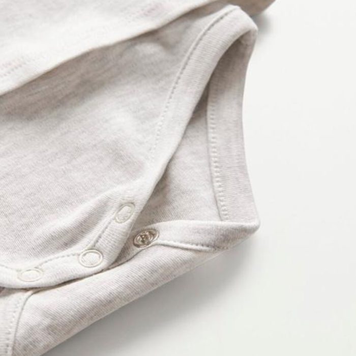 Mango Organic Cotton Viscose Long Sleeve Tee for Girls - Neck