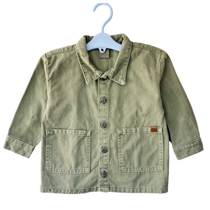 HERING KIDS GREEN SHACKET 2 YEARS_Front HERING KIDS GREEN SHACKET 2 YEARS_Front
