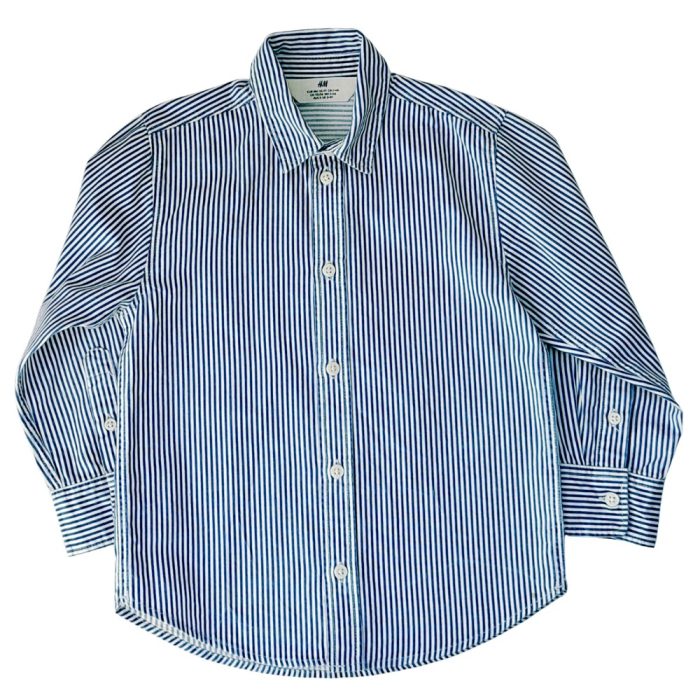 H&M STRIPED SHIRT 3-4 YEARS_Front