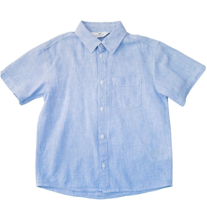 H&M STRIPED SHIRT 4-5 YEARS_Front H&M STRIPED SHIRT 4-5 YEARS_Front