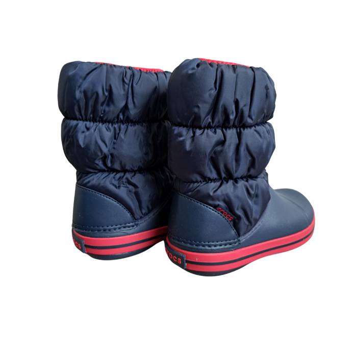 CROCS NAVY WINTER PUFF BOOT, 12UK