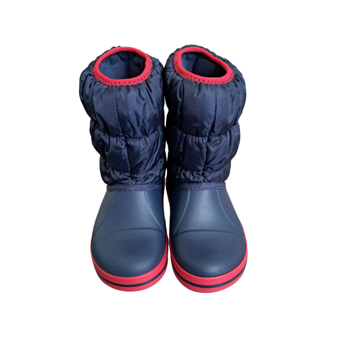 CROCS NAVY WINTER PUFF BOOT, 12UK...